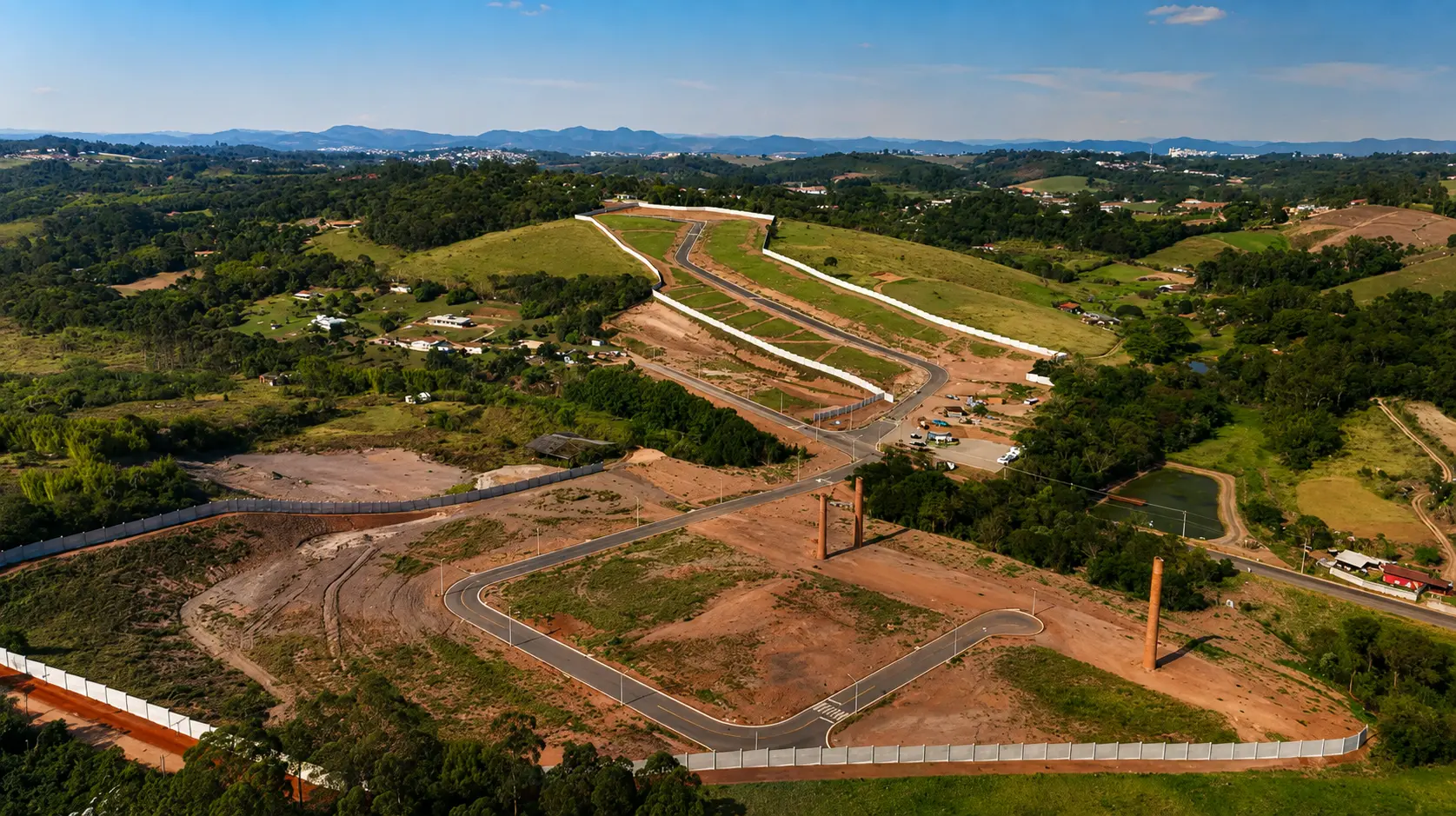 Paisagem estratégica do Villaggio Caxambu
