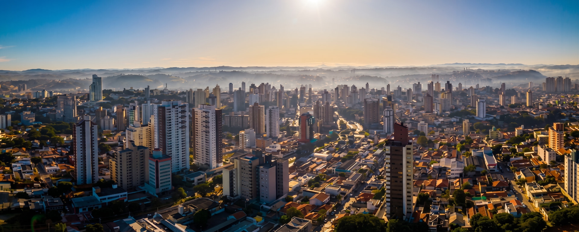 Vista panorâmica de Jundiaí