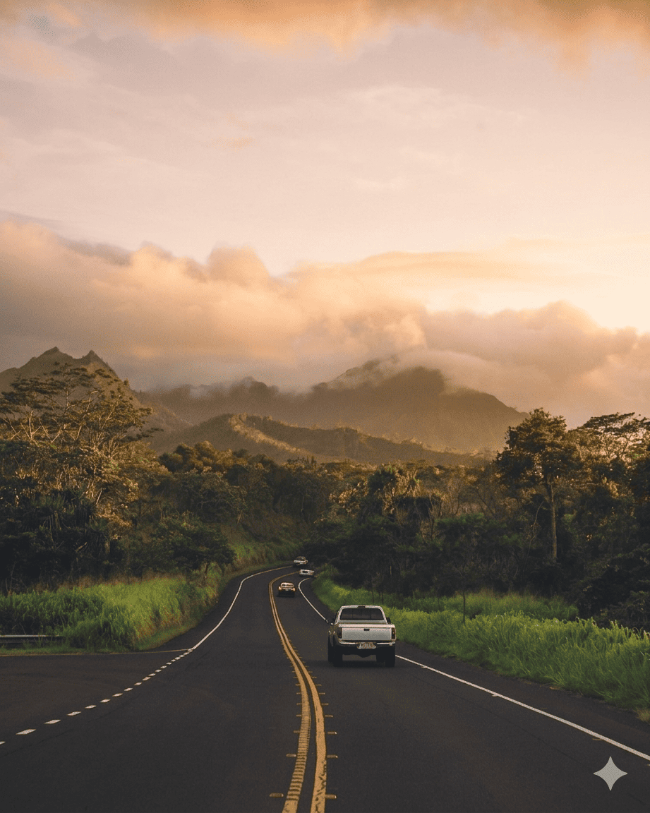 Estrada cênica em Jundiaí